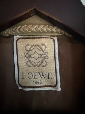 Loewe suede/leather blazer jacket